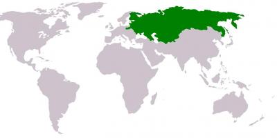 रूस दुनिया के नक्शे पर